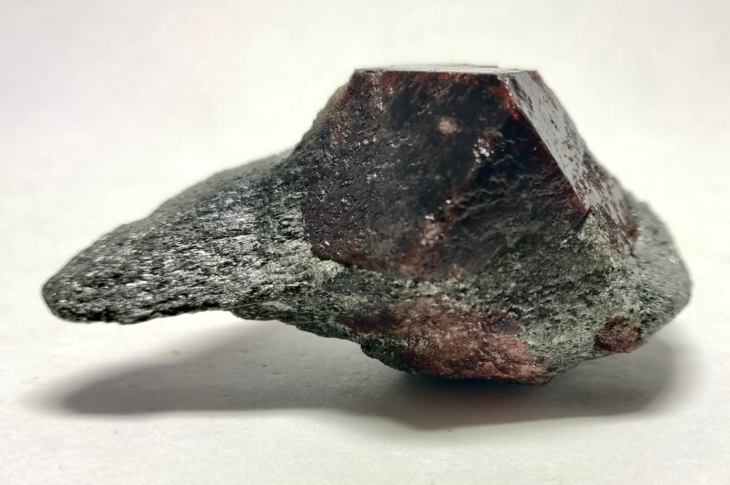 Almadine Garnet on Schist Matrix (Collector Piece) - Otztal Valley,Tyrol, Austria