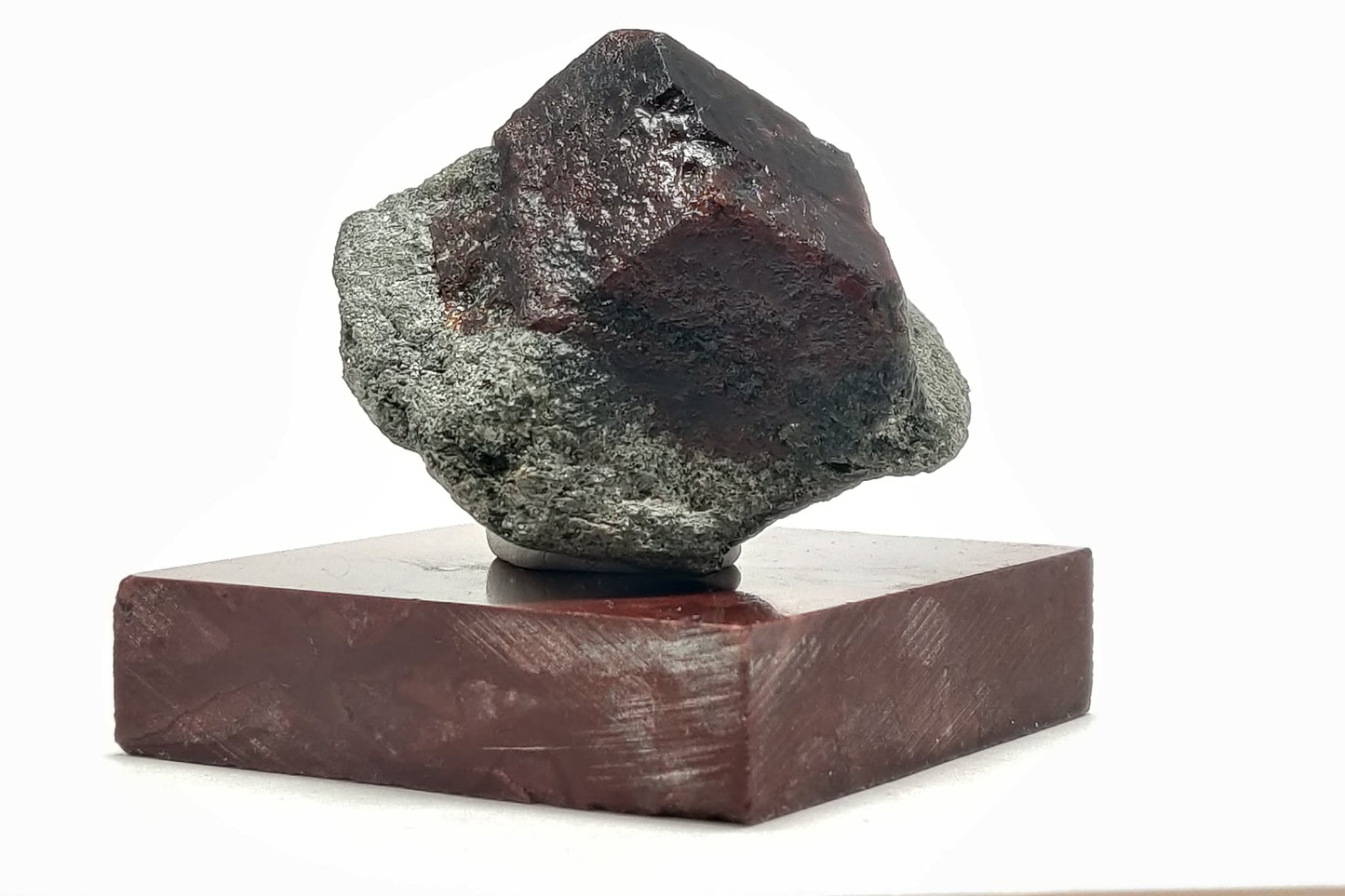 Almadine Garnet on Schist Matrix (Collector Piece) - Otztal Valley,Tyrol, Austria