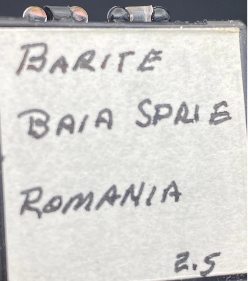 Thumbnail Barite – Baia Sprie, Maramureș Co., Romania