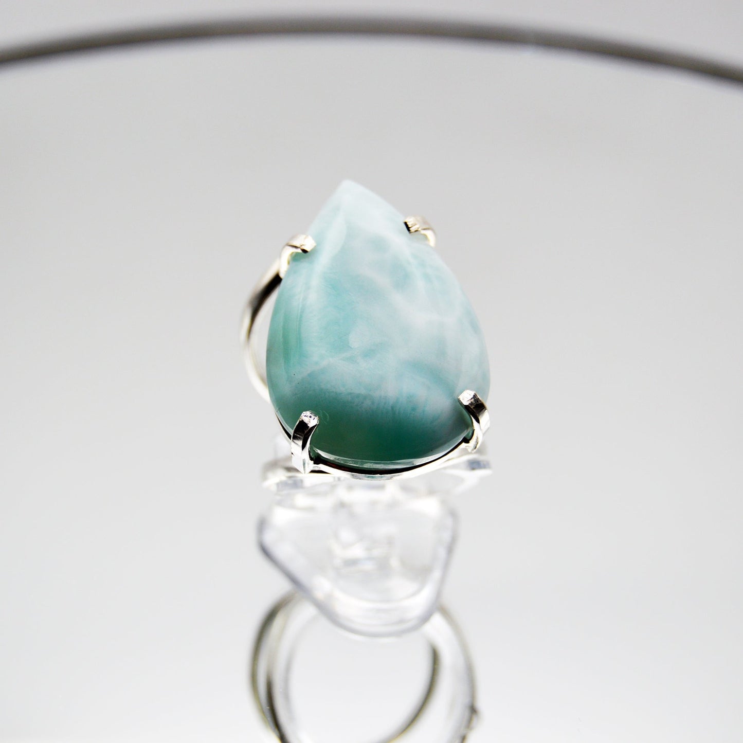 larimar wire ring