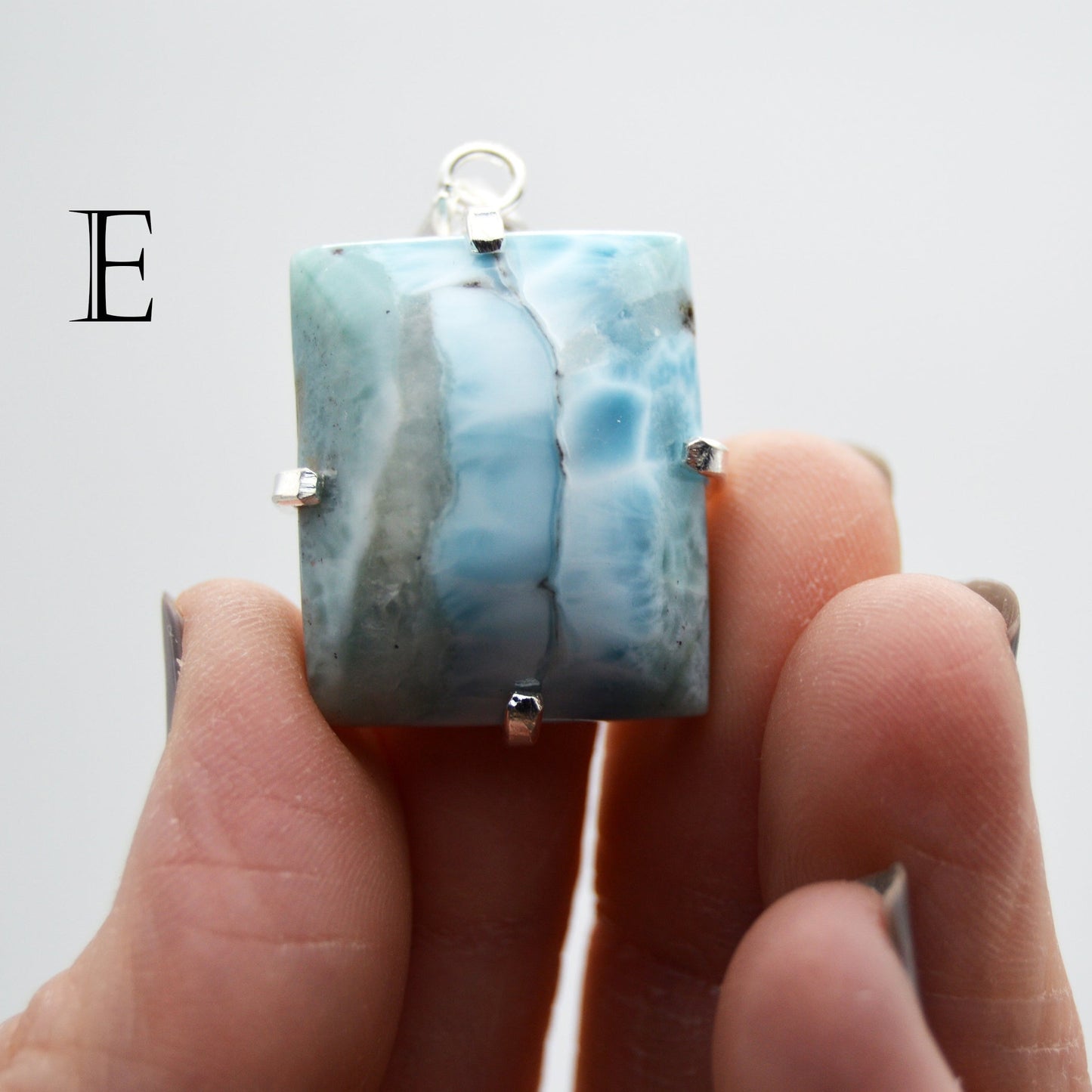 Larimar Pendant E