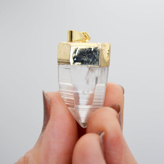Lemurian Crystal Pendants