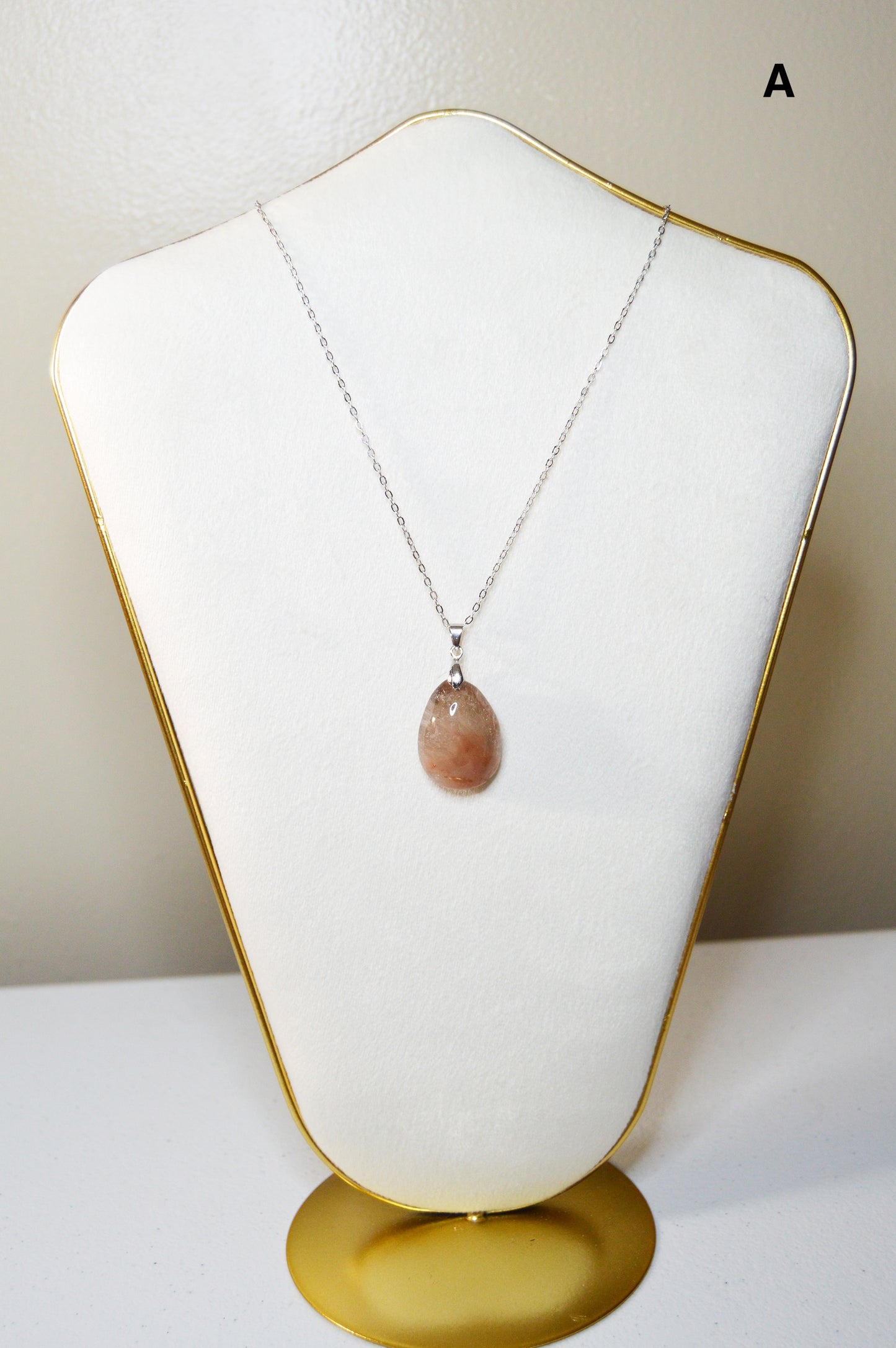 Garden Quartz (Lodolite), Teardrop Pendants