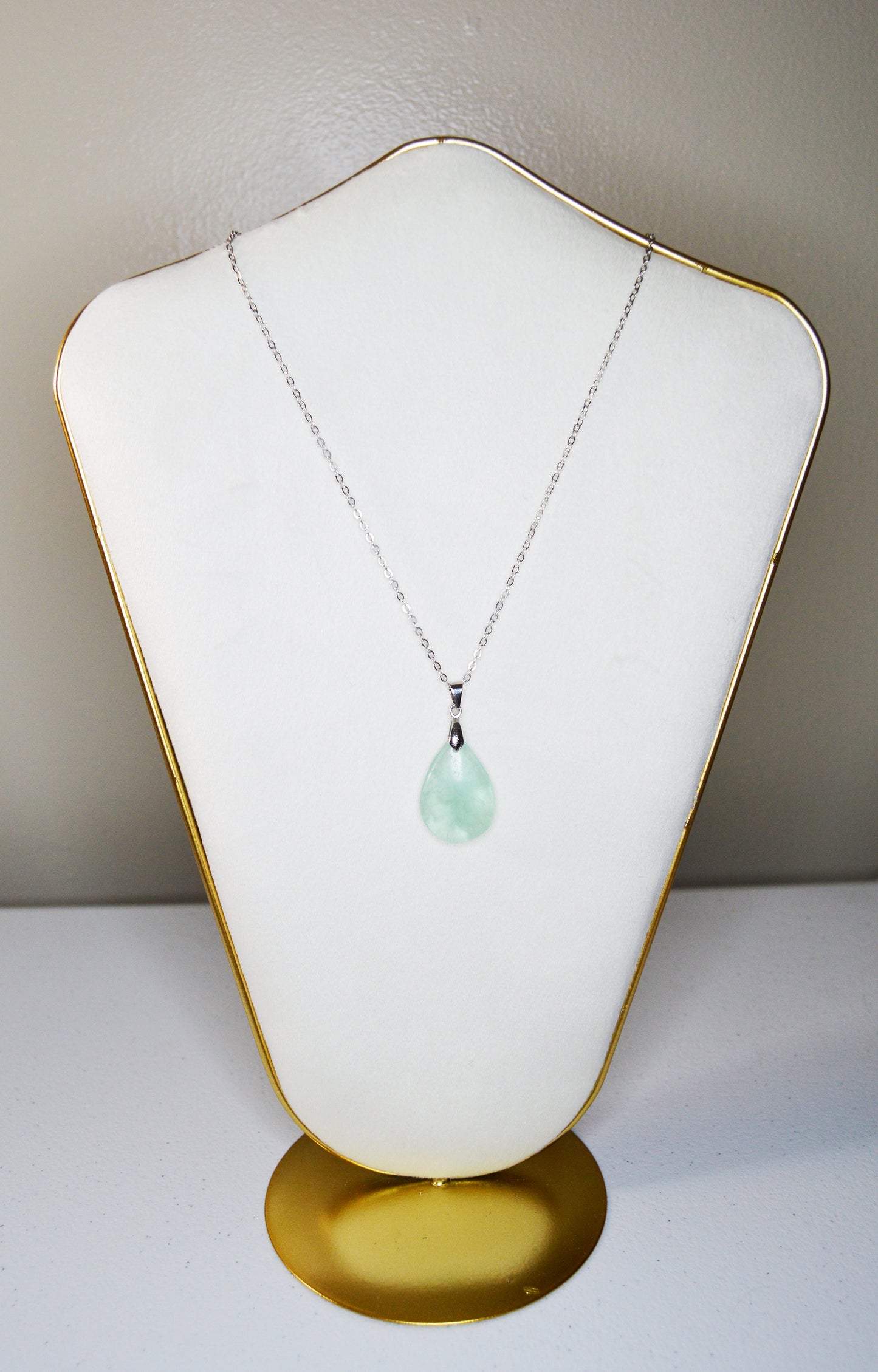 Fluorite Pendants (Chain included)