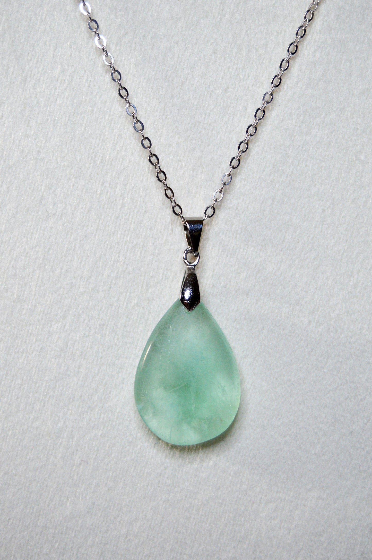 Fluorite Pendants (Chain included)