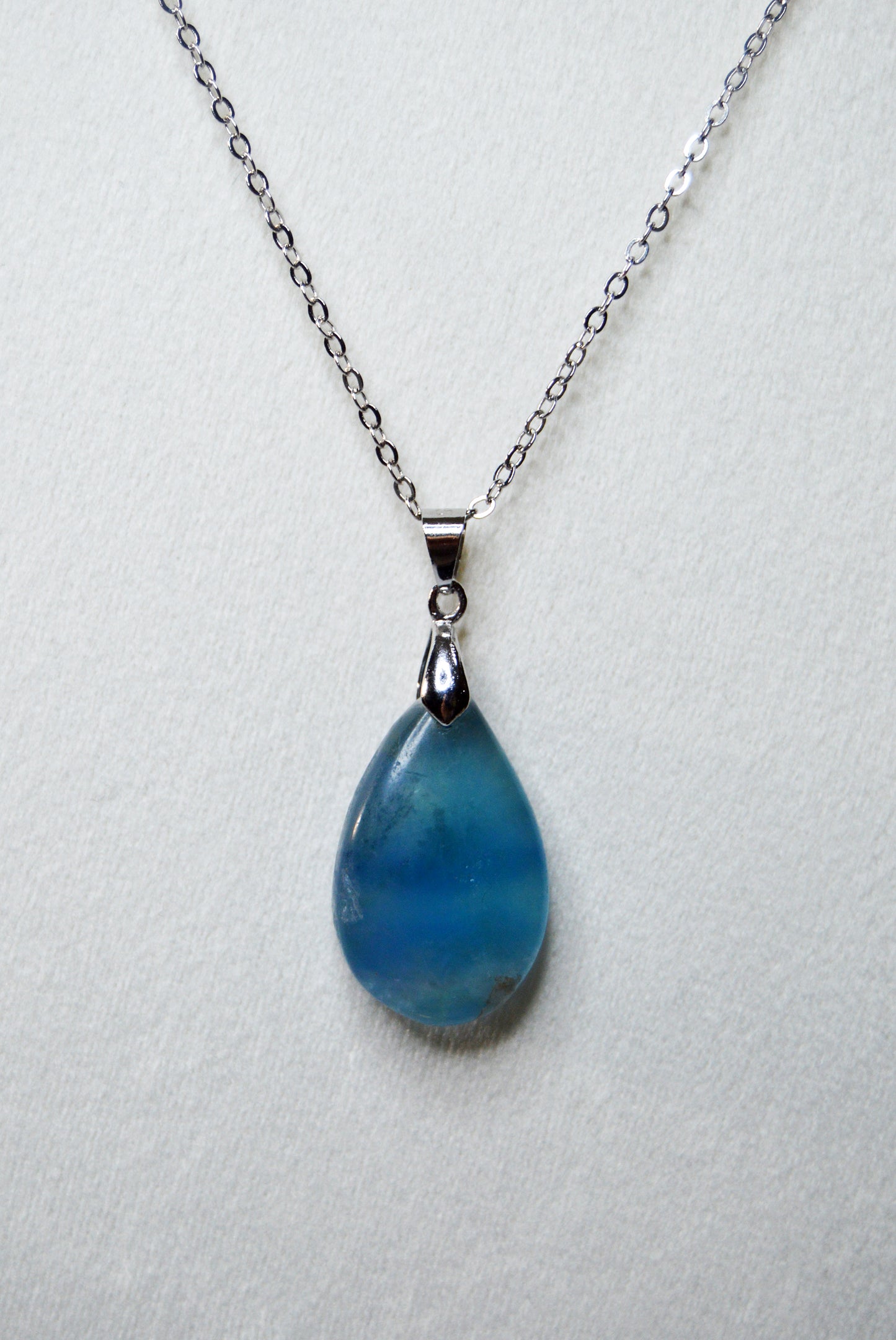 Fluorite Pendants (Chain included)
