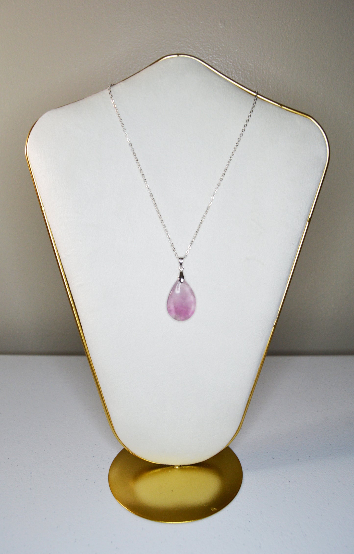 Fluorite Pendants (Chain included)