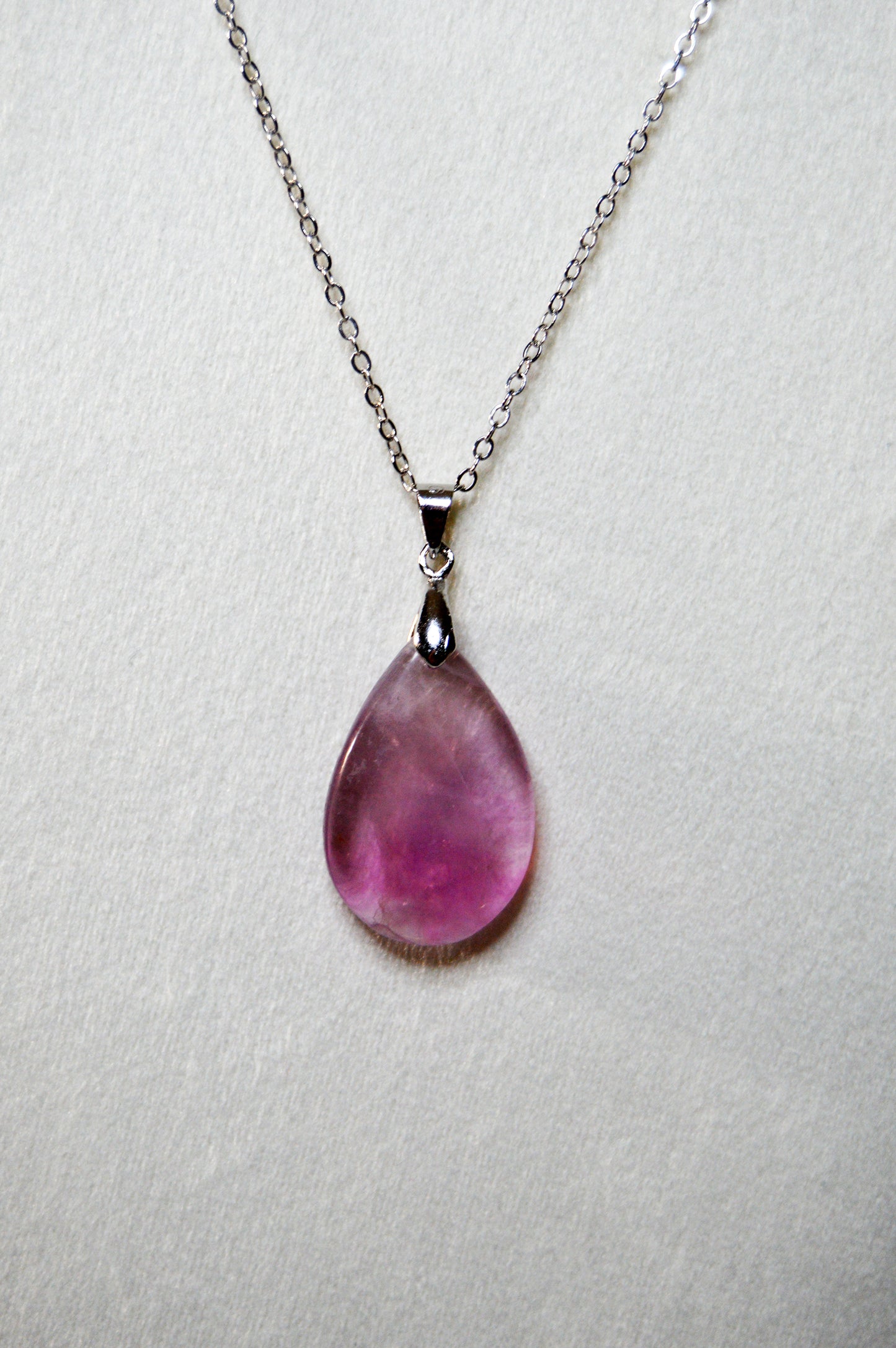 Fluorite Pendants (Chain included)