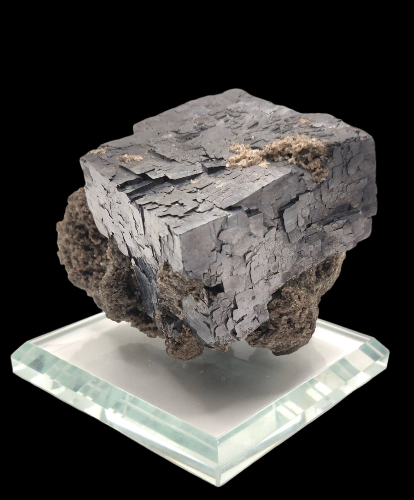 Galena on Dolomite/Pyrite - Sweetwater Mine, Missouri