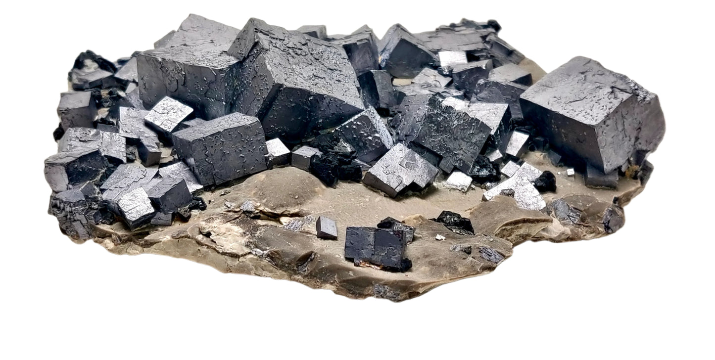 Galena on Chert Matrix, Joplin, Missouri, Tri-State Mining District