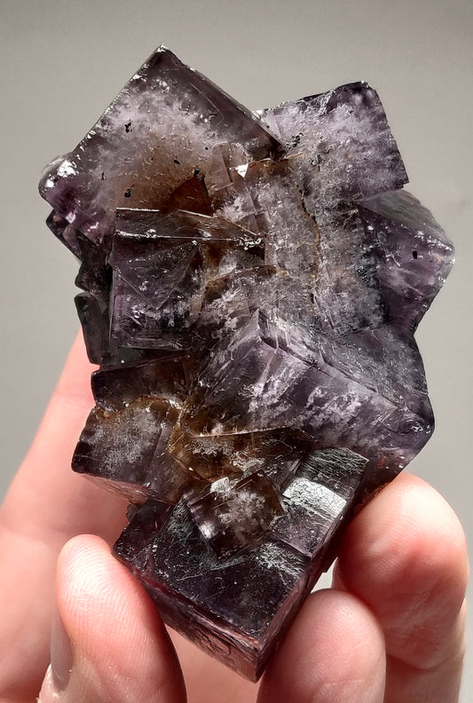 Fluorite - Purple Haze Pocket, Diana Maria Mine, Weardale, England, UK