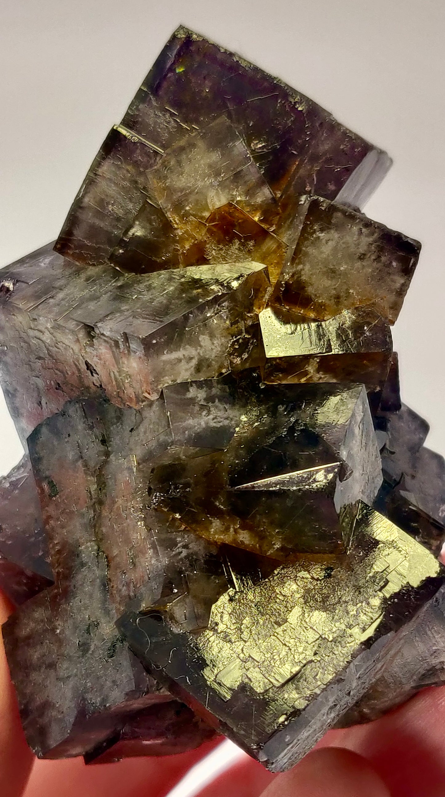 Fluorite - Purple Haze Pocket, Diana Maria Mine, Weardale, England, UK