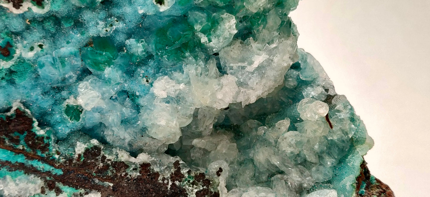 Druzy Botryoidal Chrysocolla, Ojuela Mine, Mapimi, Durango, Mexico