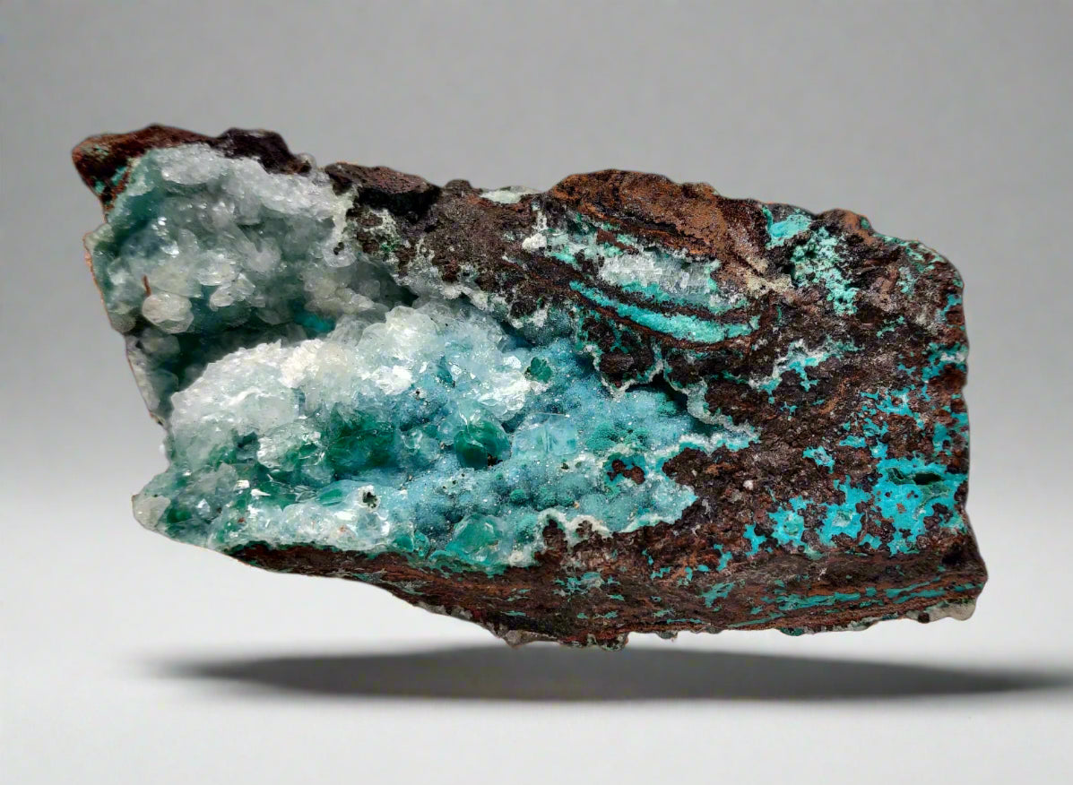 Druzy Botryoidal Chrysocolla, Ojuela Mine, Mapimi, Durango, Mexico