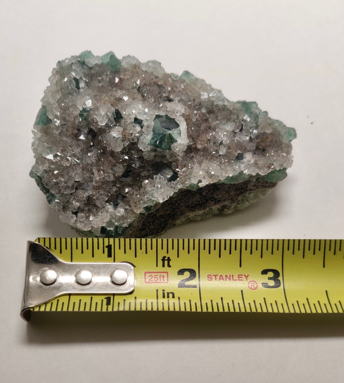 Fluorite with Quartz – “Druzy Dreams Pocket,” Rogerley Mine, Weardale, UK