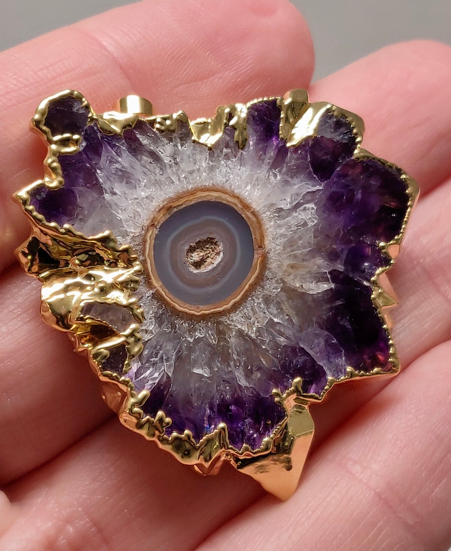 Amethyst Stalactite Pendant
