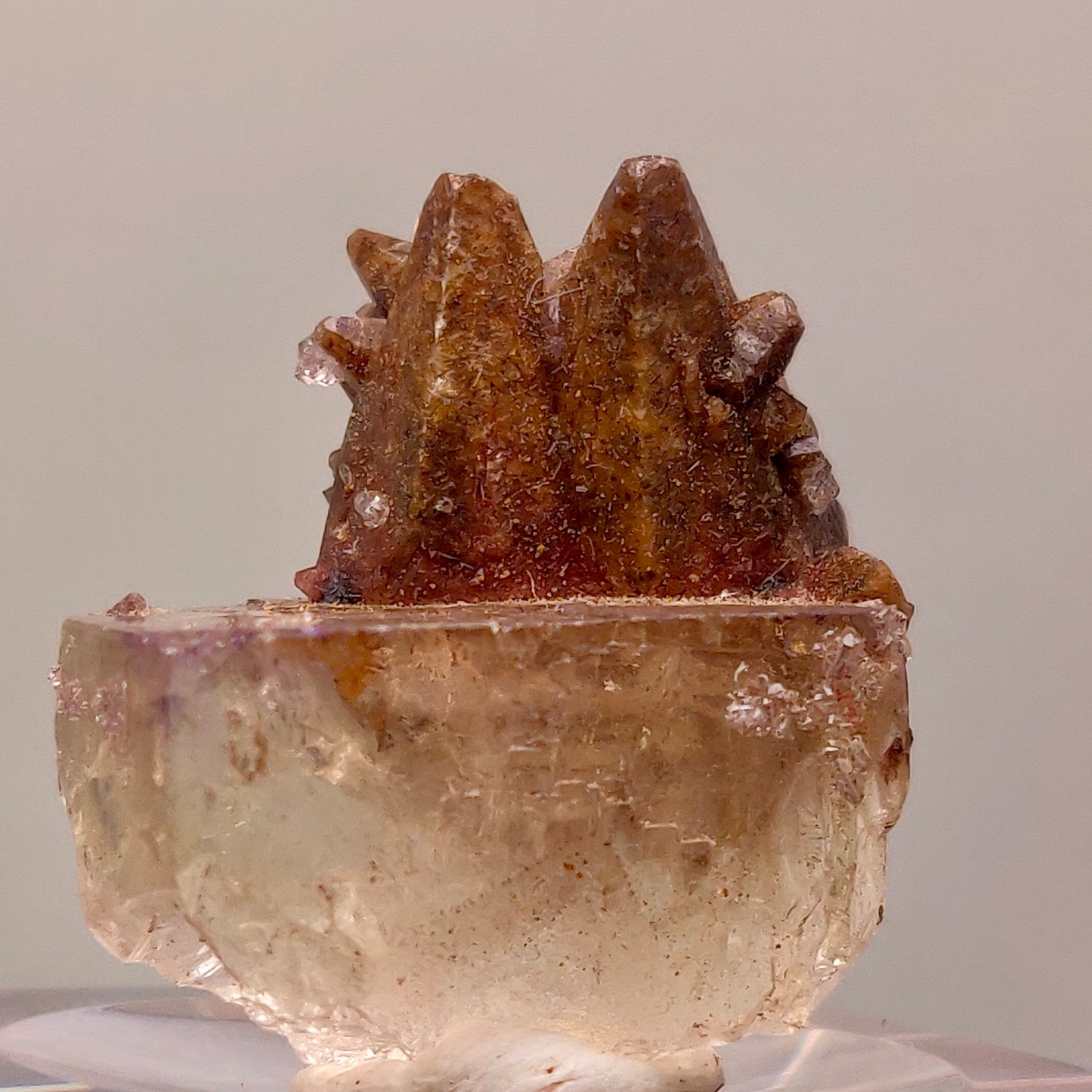 Stunning Dogtooth Calcite & Clear Fluorite - Potosi Mine, Chihuahua, Mexico (TN Size)