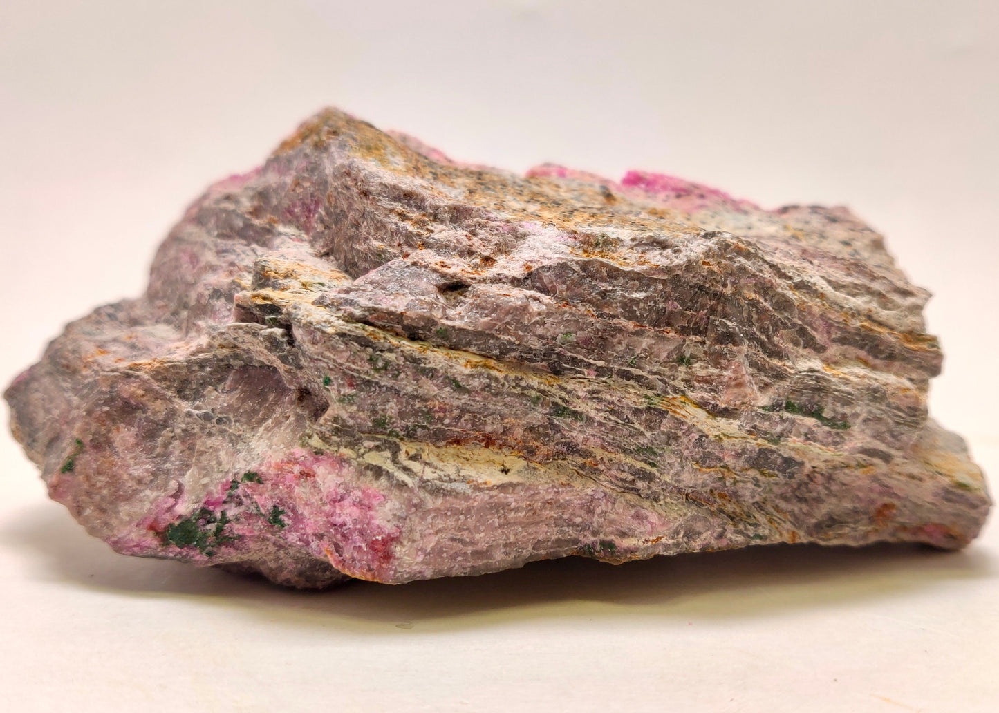 Hot Pink Cobaltoan Dolomite & Malachite — Mashamba West, DR Congo