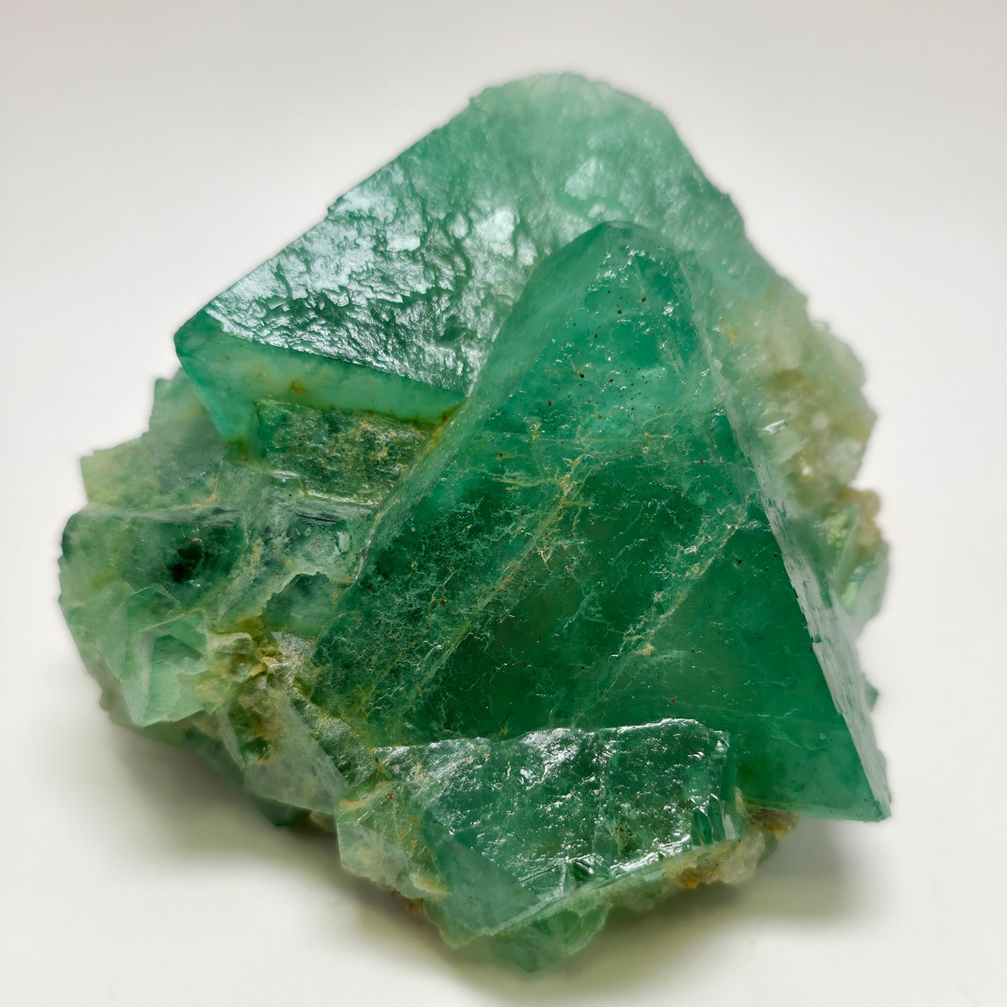 Large Riemvasmaak Green Fluorite Cluster – South Africa, 930g
