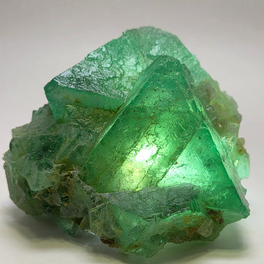 Large Riemvasmaak Green Fluorite Cluster – South Africa, 930g