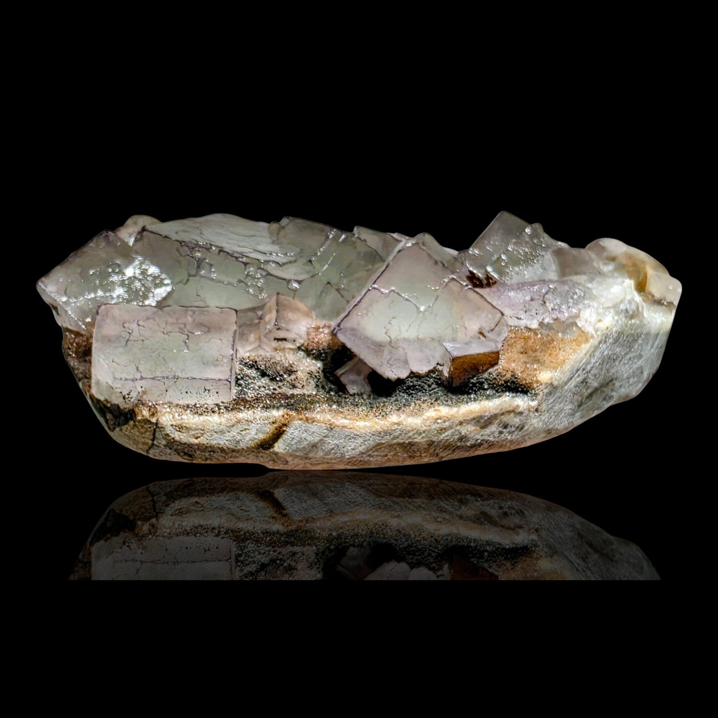 6.2" Mint Fluorite Plate - Qinglong Mine, China - Large Cabinet Specimen (940g)