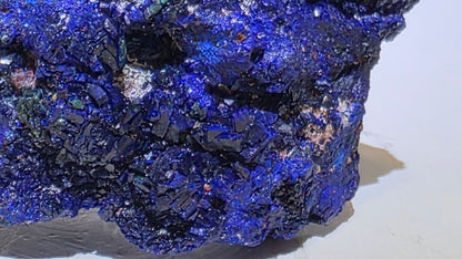 Electric Azurite with Malachite - Anhui, China - Vibrant 100g Cabinet Specimen