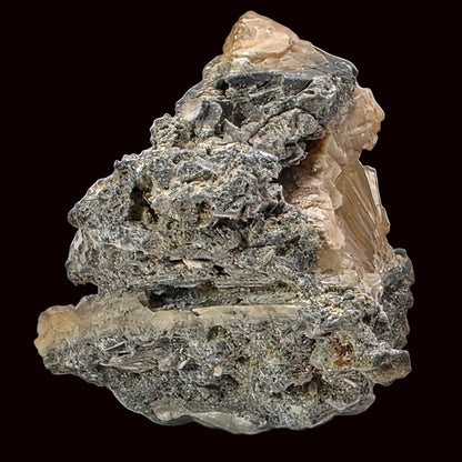 Mineral specimen on a white background