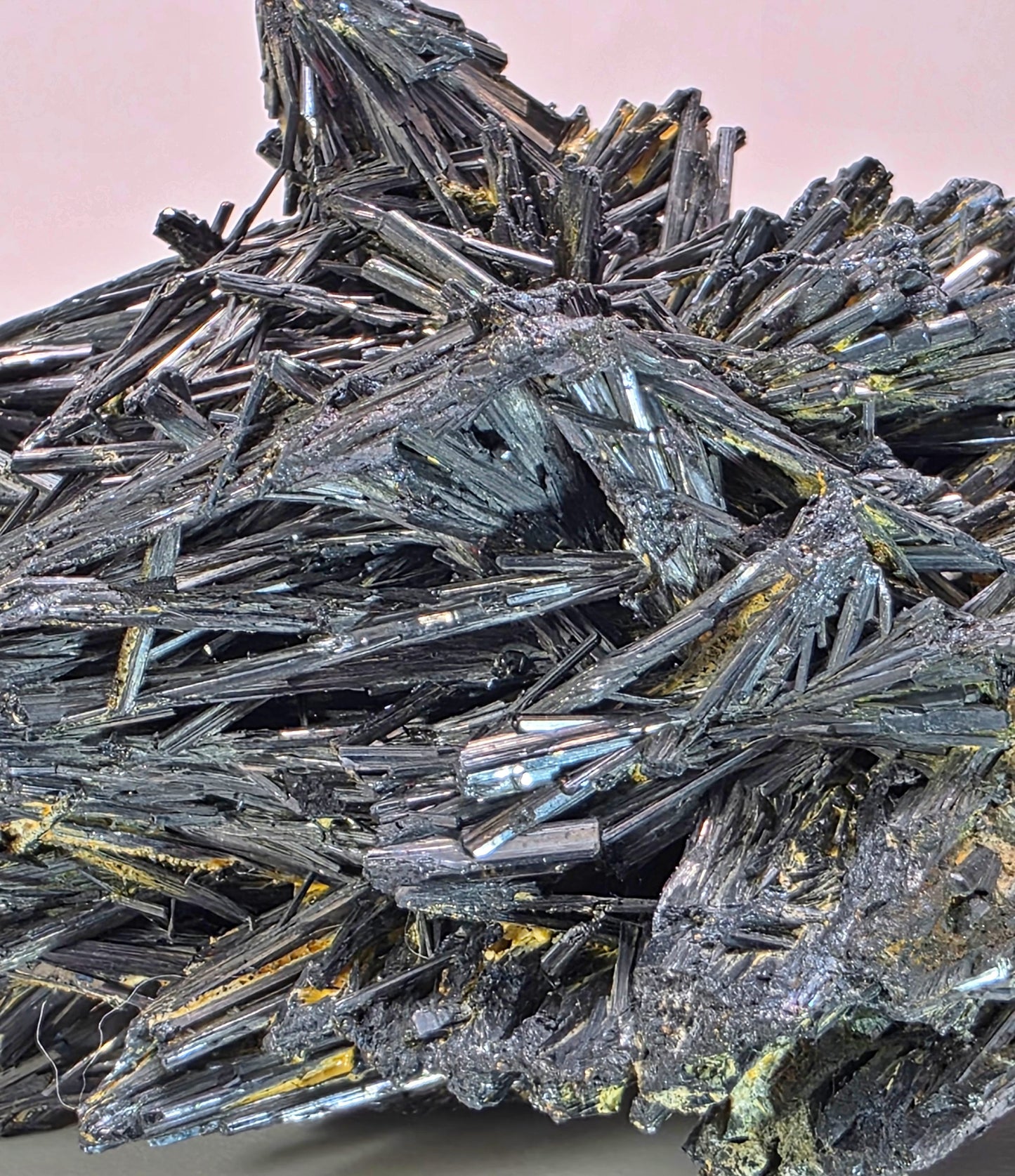 Iridescent Stibnite Cluster – Felsöbánya, Romania
