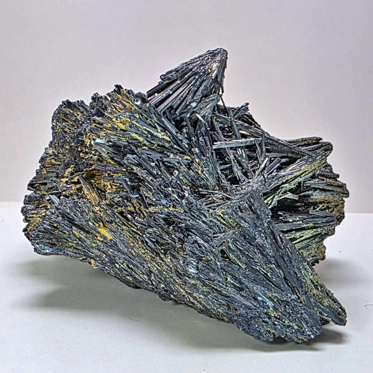 Mineral specimen on a white background