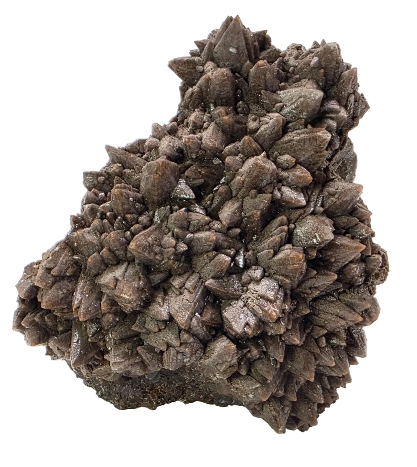 Mineral sample on a white background