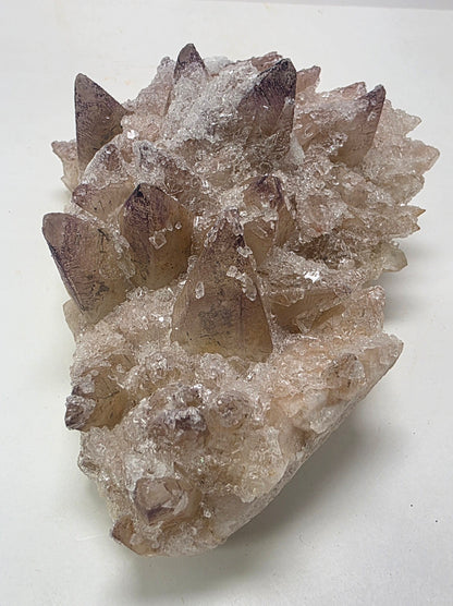 Large "Sugar" Yttrium Fluorite on Dogtooth Calcite | Guizhou, China | 850g