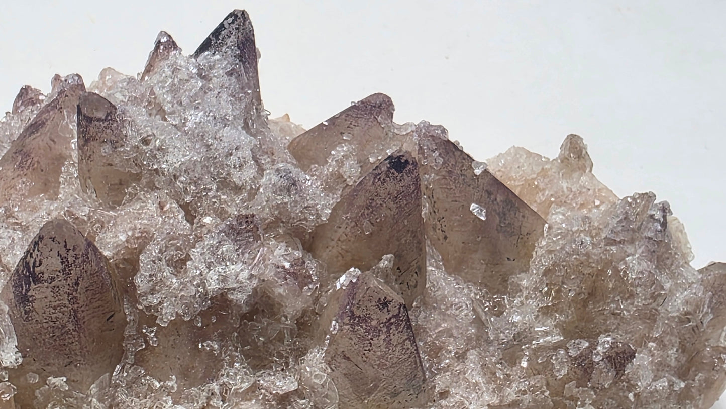 Large "Sugar" Yttrium Fluorite on Dogtooth Calcite | Guizhou, China | 850g