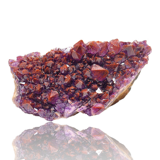 Hematite-Included Amethyst Cluster | Thunder Bay, Ontario | 200g