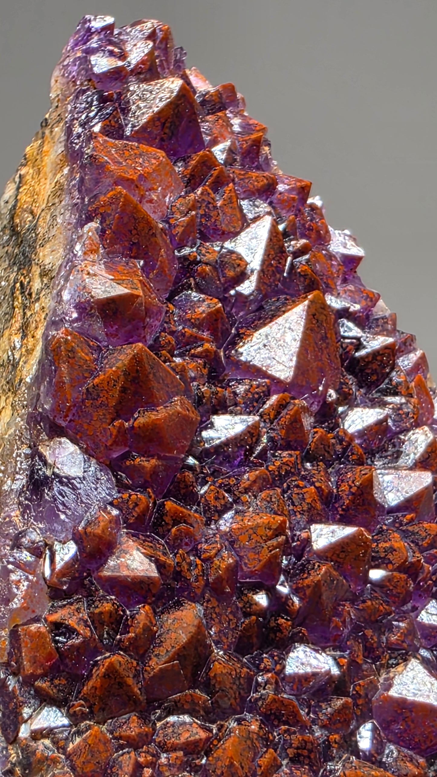 Hematite-Included Amethyst Cluster | Thunder Bay, Ontario | 200g
