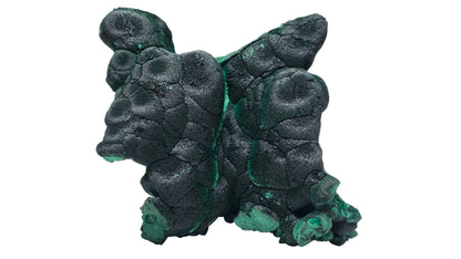 High-Chatoyancy "Cat's Eye" Fibrous Malachite | Shilu Mine, Guangdong, China | 2.8" / 200g