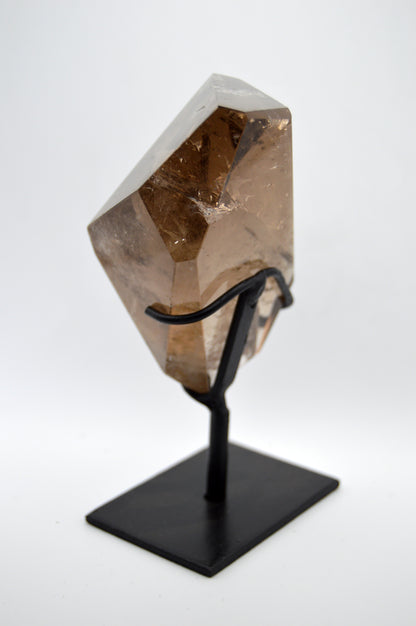 Smoky quartz on stand