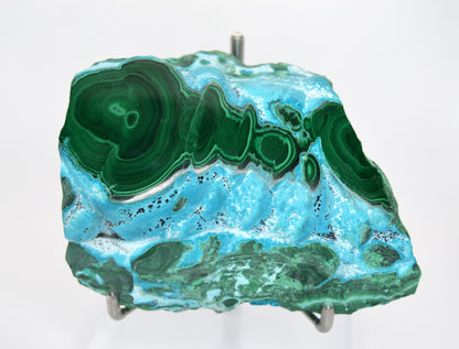 Chrysocolla Malachite Gem Silica Specimen - 1.05kg (2.31lbs), DR Congo