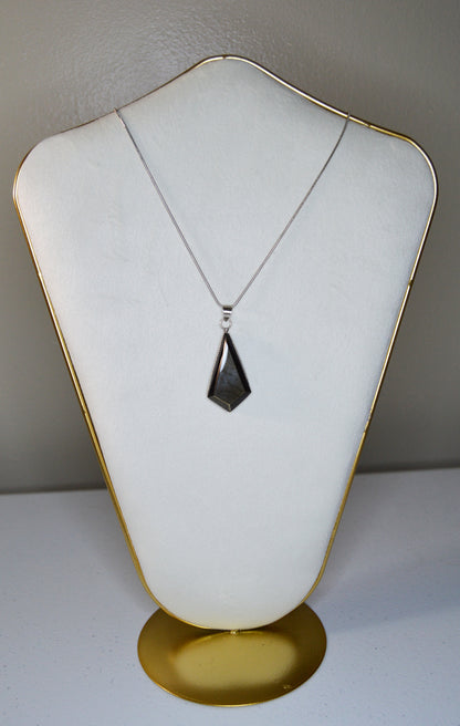 Golden Obsidian Pendant from Mexico