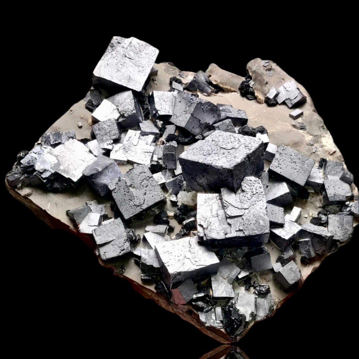 Galena on Chert Matrix, Joplin, Missouri, Tri-State Mining District