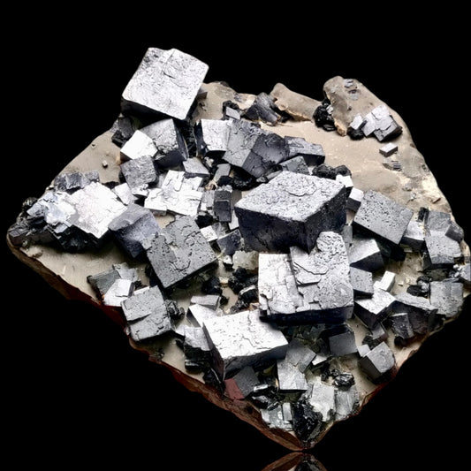 Galena on Chert Matrix, Joplin, Missouri, Tri-State Mining District