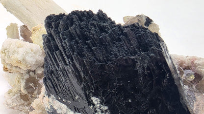 Multi-Color Fluorescent Schorl & Hyalite Association | Erongo, Namibia