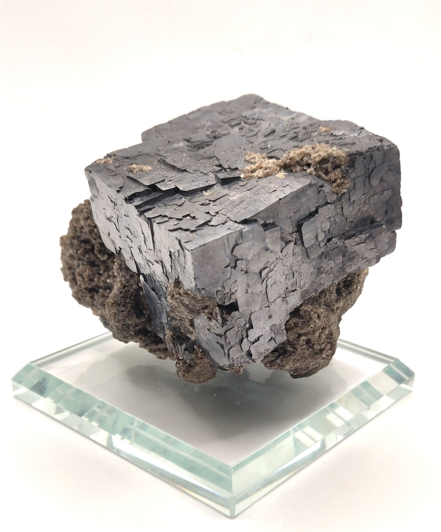 Galena on Dolemite/Pyrite - Sweetwater Mine, Missouri