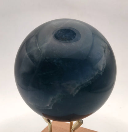 Large Blue Fluorite Sphere, 2.83"