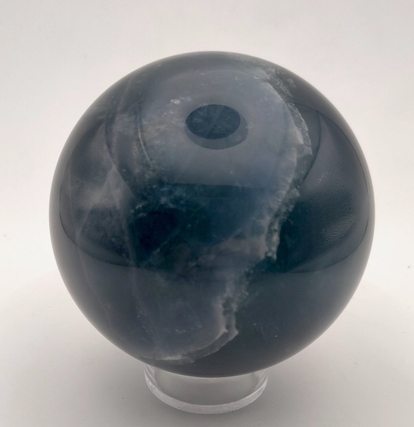 Large Blue Fluorite Sphere, 2.83"