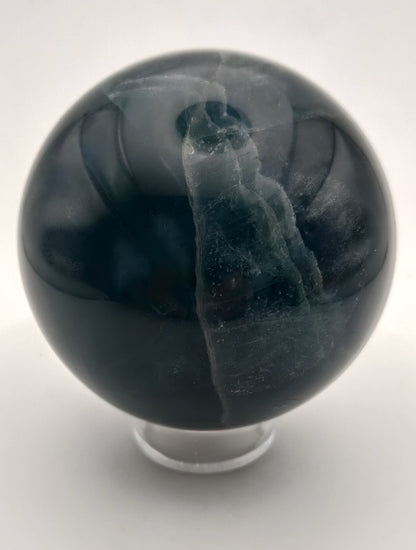 Large Blue Fluorite Sphere, 2.83"