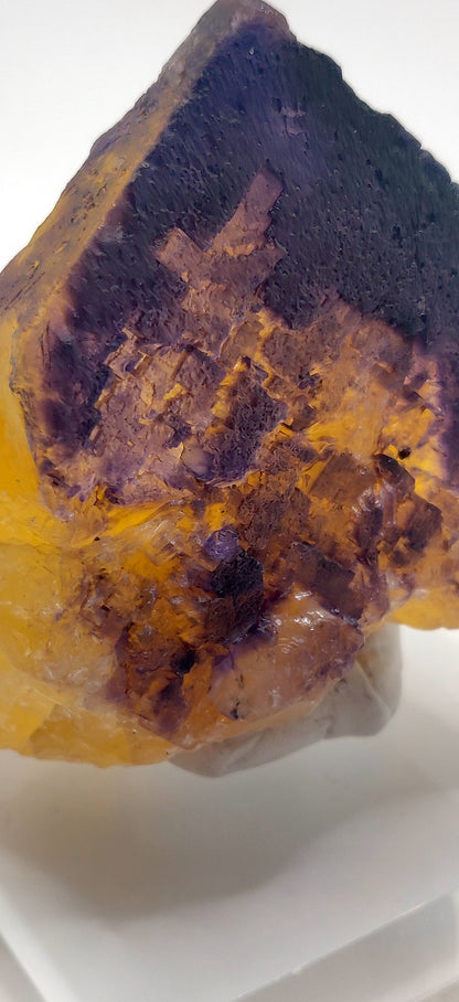 Yellow/Purple Fluorite, Cave-in-Rock, Hardin County, Illinois