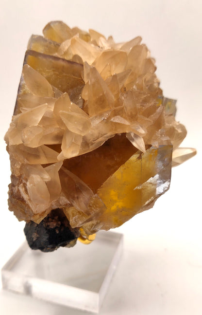 Minerva No.1, Cave-in-Rock, Hardin County, IL Fluorite w/calcite