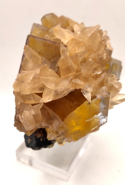 Minerva No.1, Cave-in-Rock, Hardin County, IL Fluorite w/calcite