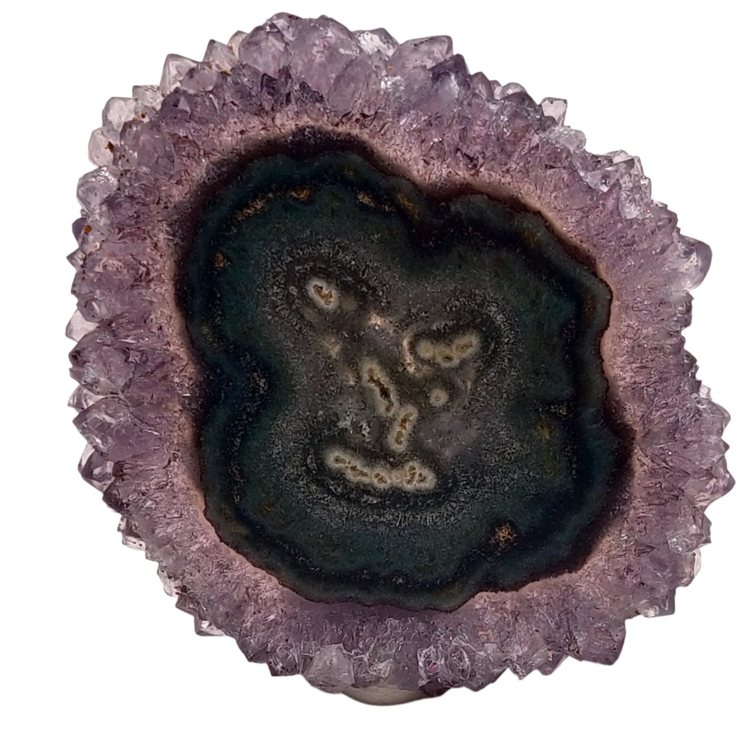 Amethyst Stalactite Slice aka "THE FACE"