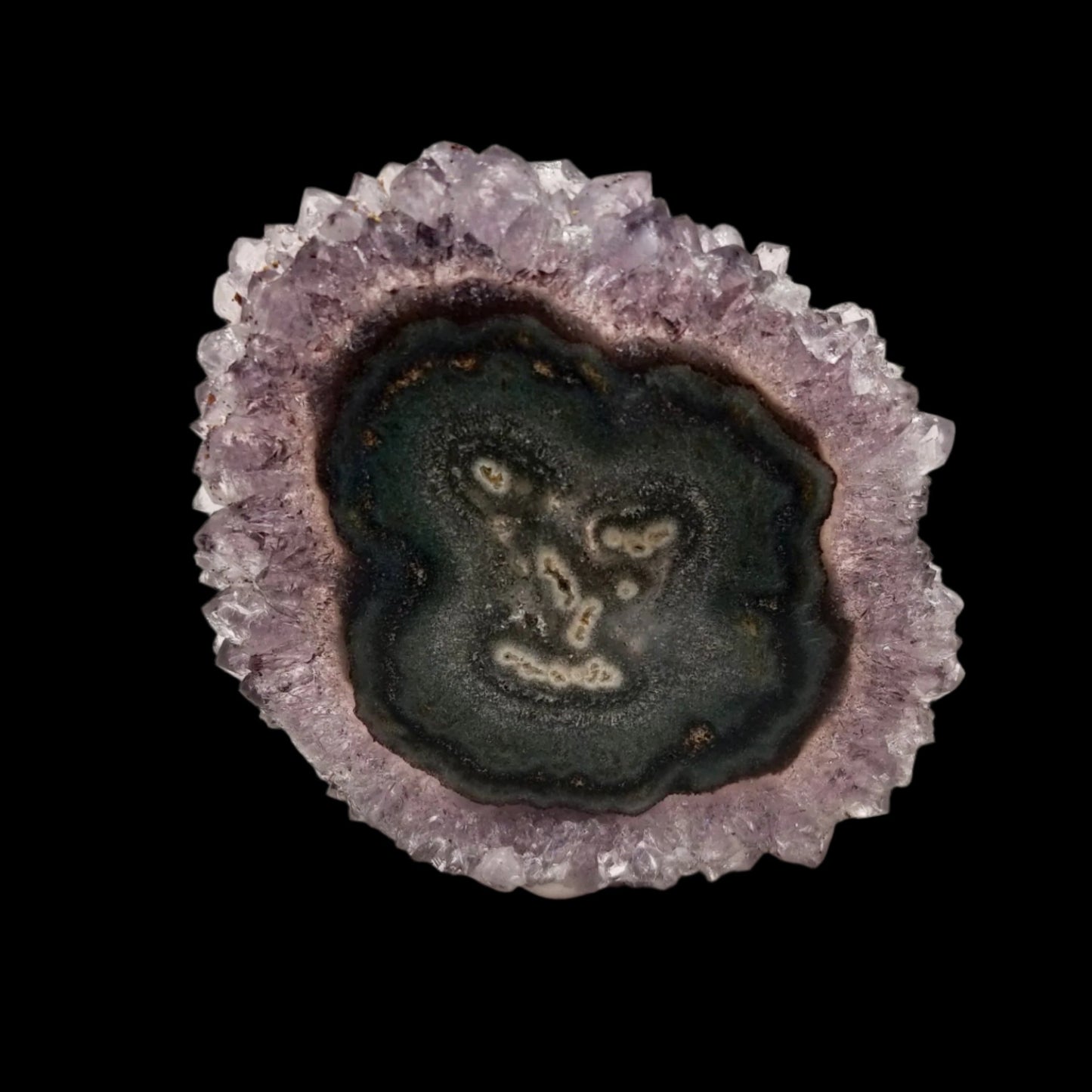 Amethyst Stalactite Slice aka "THE FACE"